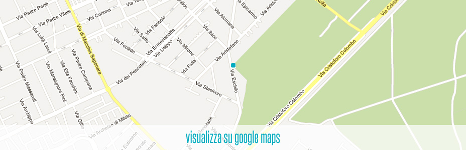 Via Eschilo 72/B Roma - Visualizza su Google Maps
